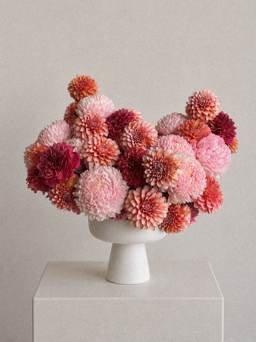 The Ballerina — graceful pastel floral arrangement by Maison Bloom, Bali