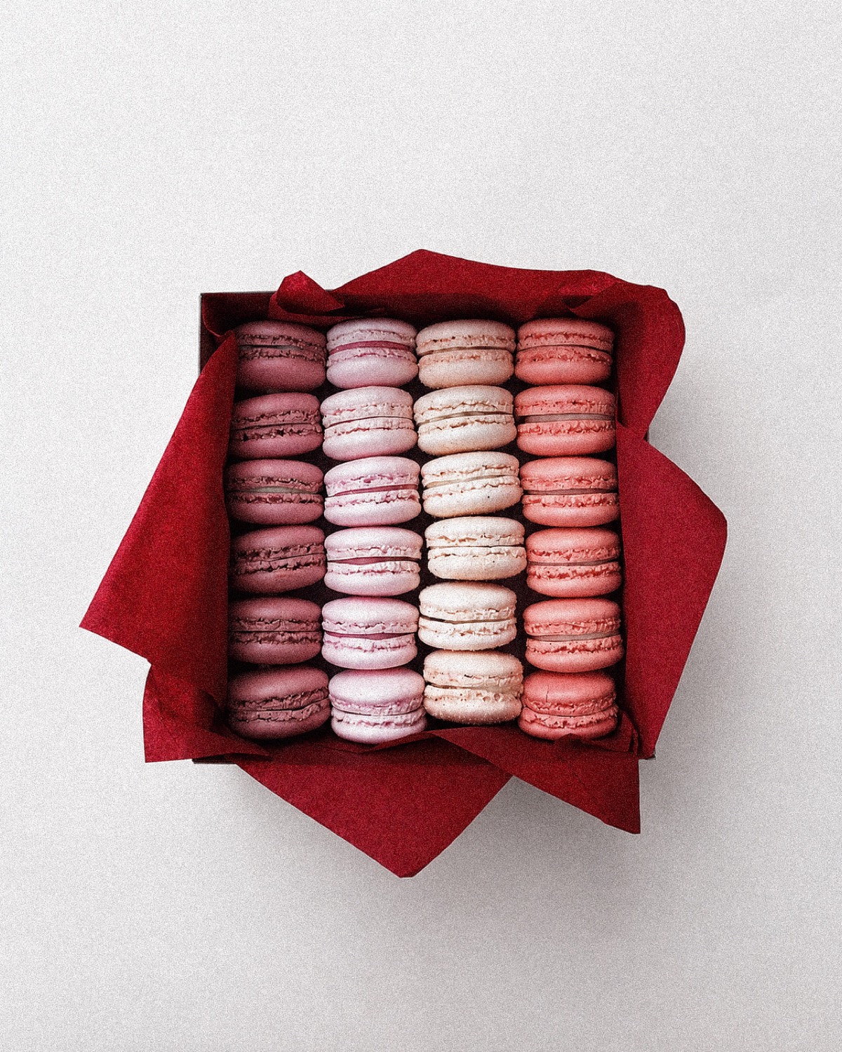 Box of mixed flavour French macarons, Maison Bloom Bali