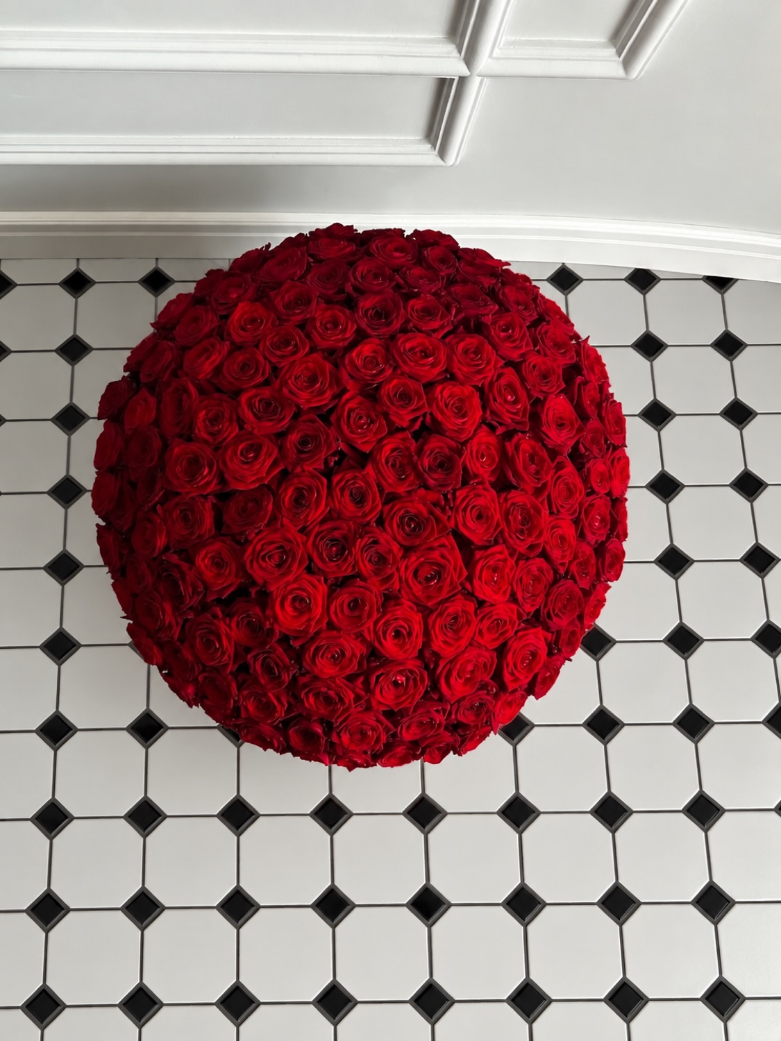 Red Roses &mdash; a second view of the bouquet by Maison Bloom, Bali